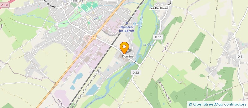 localisation de l'entreprise SCI LARI  NAINTRE