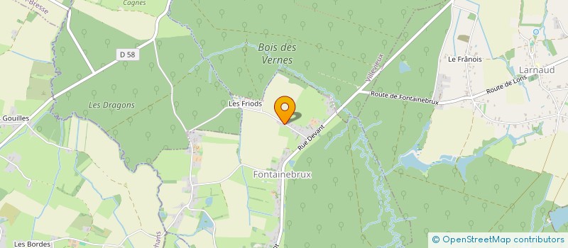 localisation de l'entreprise SCI LARIBI  FONTAINEBRUX