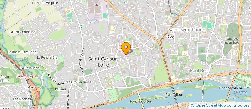 localisation de l'entreprise SCI LARIC à SAINT-CYR-SUR-LOIRE