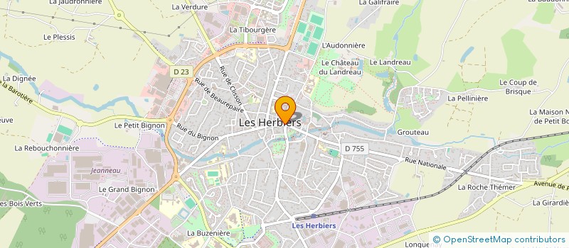 localisation de l'entreprise SCI LARICHARDIERE à LES HERBIERS