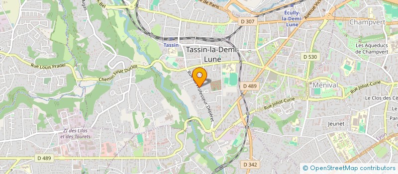 localisation de l'entreprise SCI LARICIO  TASSIN-LA-DEMI-LUNE