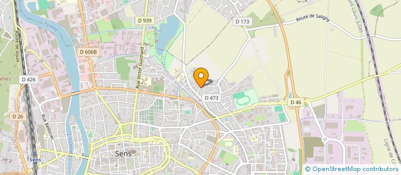 localisation de l'entreprise SCI LARINCE  SENS