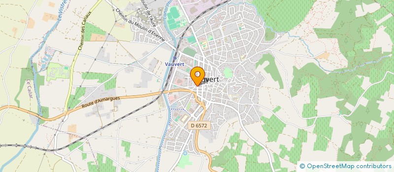 localisation de l'entreprise SCI LARINETTE  VAUVERT