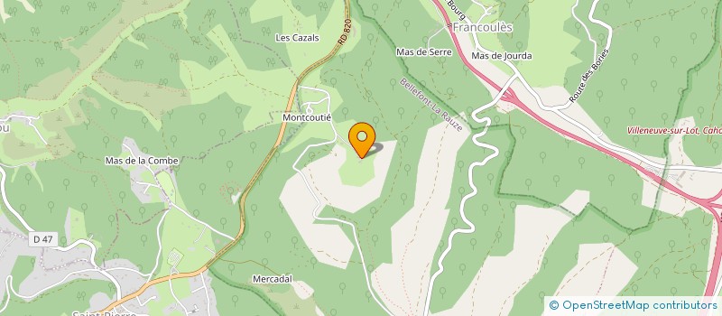 localisation de l'entreprise SCI LARINGADE  BELLEFONT-LA RAUZE