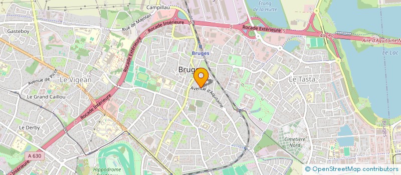 localisation de l'entreprise SCI LARINX  BRUGES