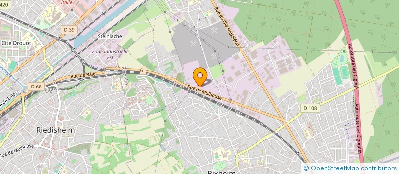 localisation de l'entreprise SCI LARIT A.M  RIXHEIM