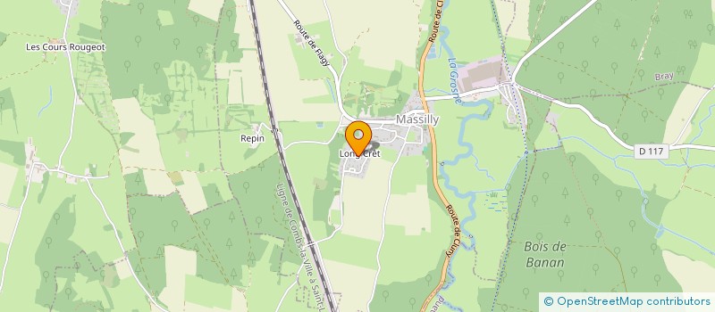 localisation de l'entreprise SCI LARIVE  MASSILLY