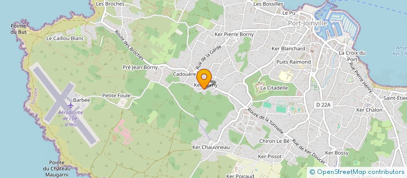 localisation de l'entreprise SCI LARIVE  L'ILE-D'YEU