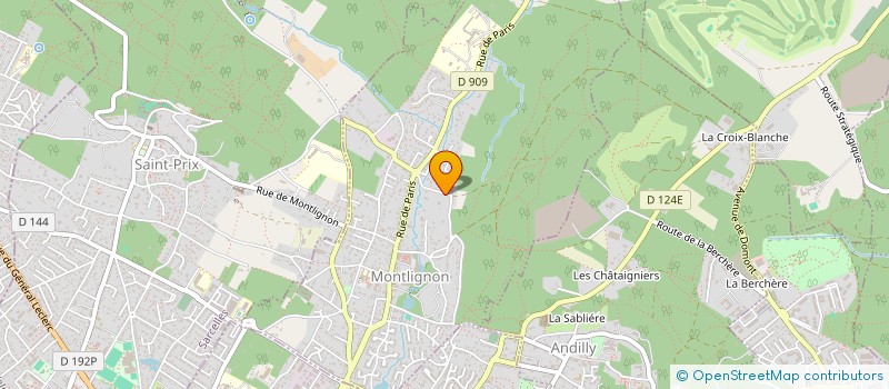 localisation de l'entreprise SCI LARIVE  MONTLIGNON