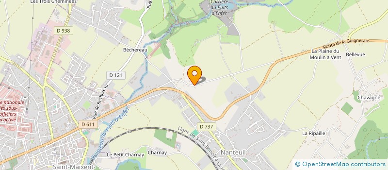 localisation de l'entreprise SCI LARIVIERE  NANTEUIL