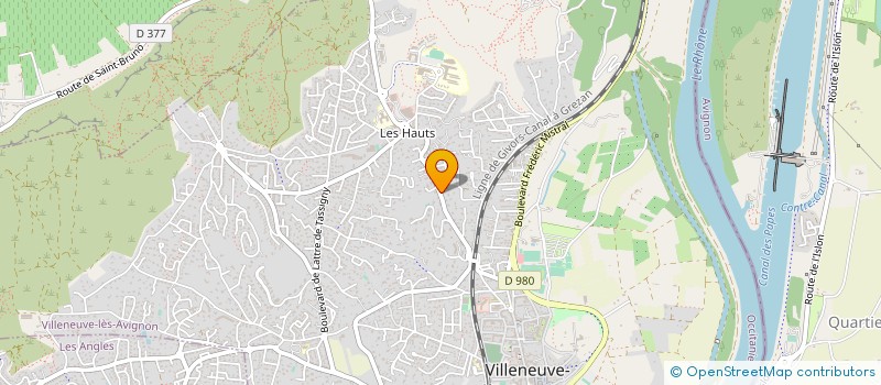 localisation de l'entreprise SCI LARJALAS  VILLENEUVE-LES-AVIGNON