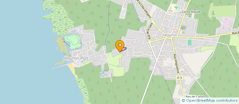 localisation de l'entreprise SCI LARLUC  HOURTIN