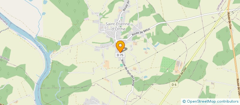 localisation de l'entreprise SCI LARMA  SAINT-ETIENNE-D'ORTHE