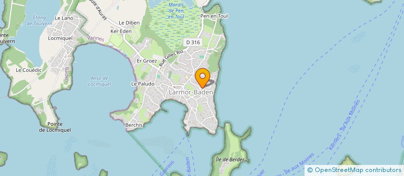 localisation de l'entreprise SCI LARMOR  LARMOR-BADEN