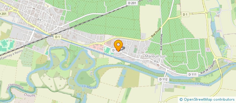 localisation de l'entreprise SCI LARMOR  AY-CHAMPAGNE