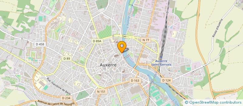 localisation de l'entreprise SCI LAROBLON à AUXERRE