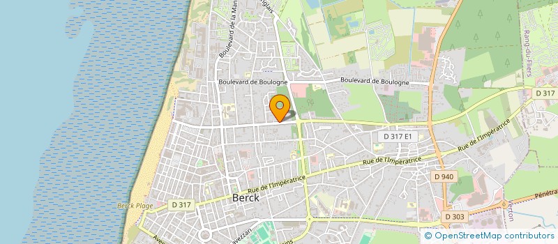 localisation de l'entreprise SCI LAROC à BERCK