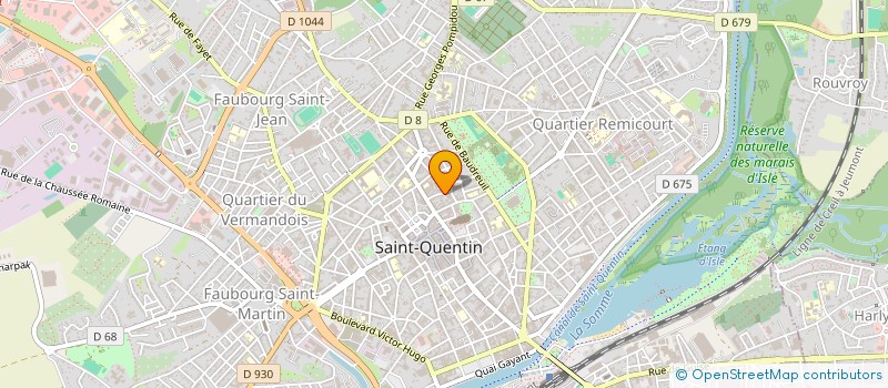 localisation de l'entreprise SCI LAROCHE à SAINT-QUENTIN