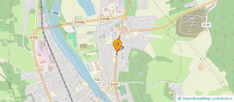 localisation de l'entreprise SCI LAROCHE  PONT-A-MOUSSON