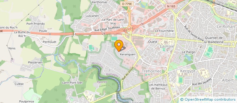 localisation de l'entreprise SCI LAROCHE à VANNES