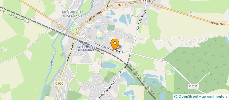 localisation de l'entreprise SCI LAROCHE MAKAROF INVESTISSEURS  LA GUERCHE-SUR-L'AUBOIS