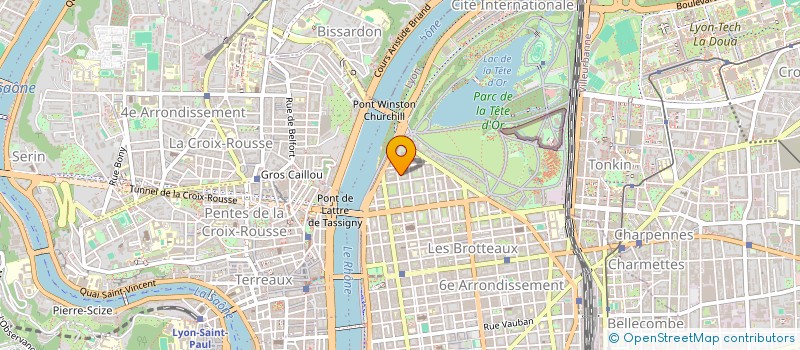 localisation de l'entreprise SCI LAROD  LYON