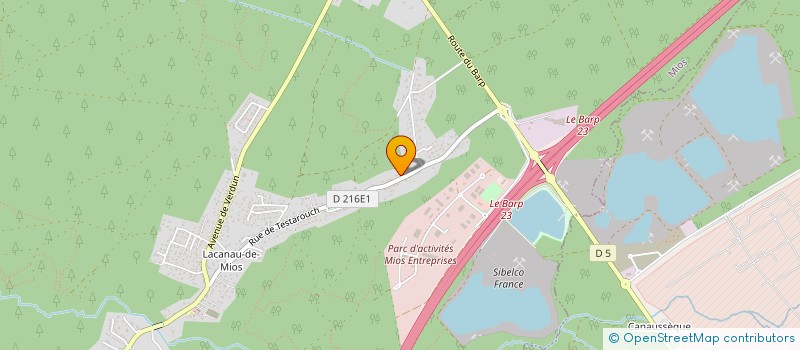 localisation de l'entreprise SCI LAROLOA  MIOS