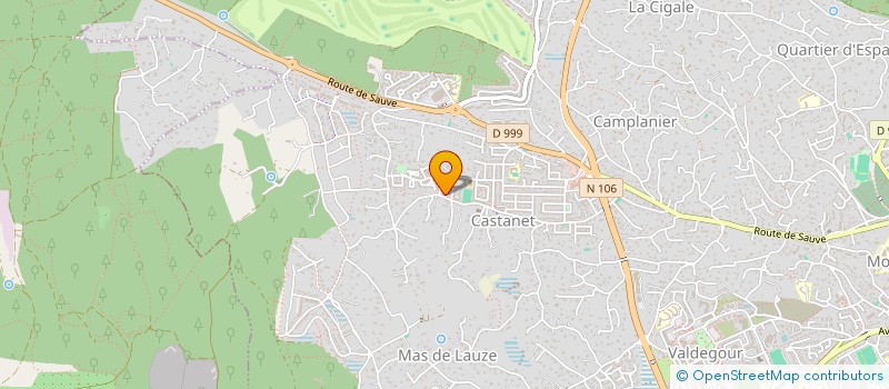 localisation de l'entreprise SCI LAROMAT  NIMES