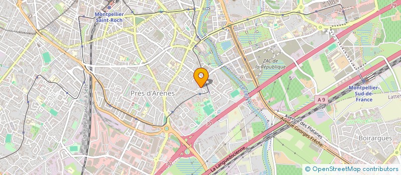 localisation de l'entreprise SCI LAROMY à MONTPELLIER