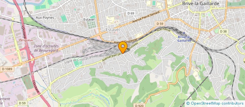 localisation de l'entreprise SCI LARONA  BRIVE-LA-GAILLARDE