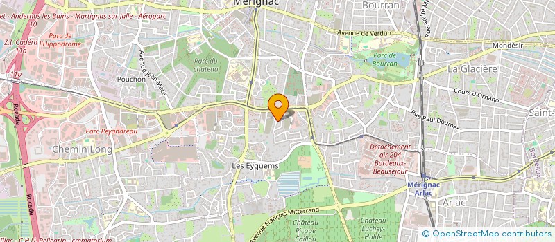 localisation de l'entreprise SCI LAROSE  MERIGNAC