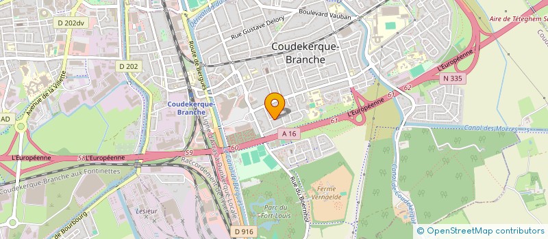 localisation de l'entreprise SCI LAROUSSE  COUDEKERQUE-BRANCHE