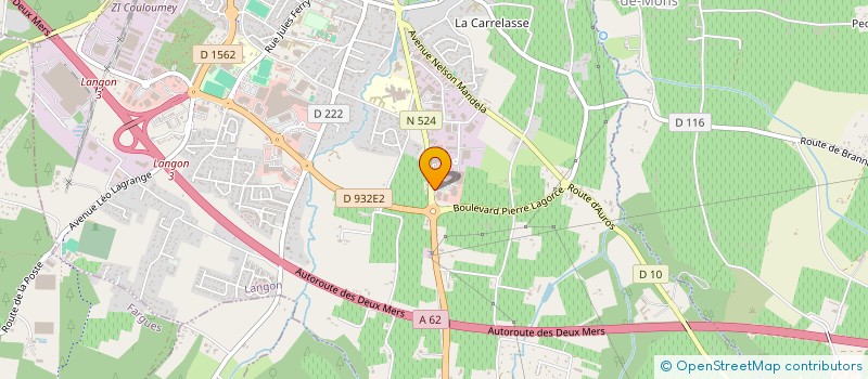 localisation de l'entreprise SCI LAROZE IMMO à LANGON