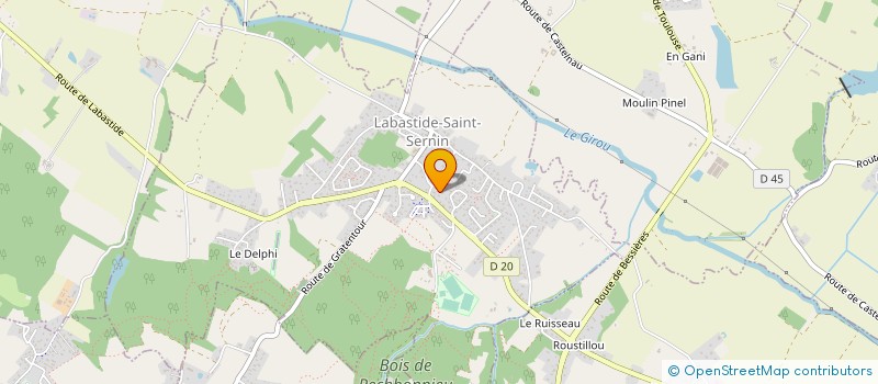 localisation de l'entreprise SCI LARRE LARROUY  CEPET