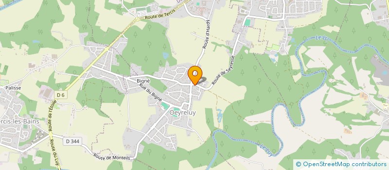 localisation de l'entreprise SCI LARREE  OEYRELUY