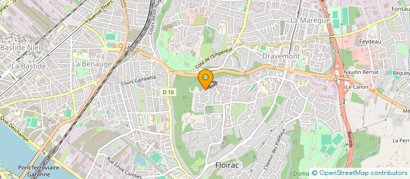 localisation de l'entreprise SCI LARRET  FLOIRAC