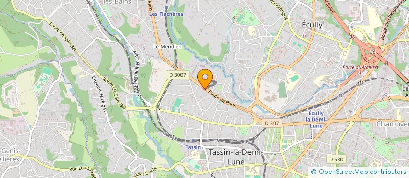 localisation de l'entreprise SCI LARRIBE  TASSIN-LA-DEMI-LUNE