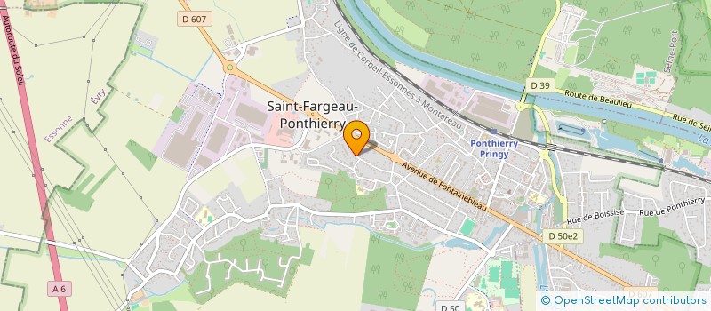 localisation de l'entreprise SCI LARRIBE-TARQUIS  SAINT-FARGEAU-PONTHIERRY