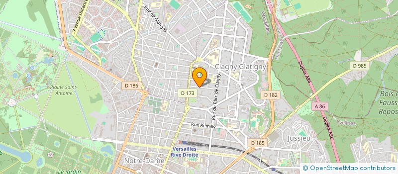 localisation de l'entreprise SCI LARRIE à VERSAILLES