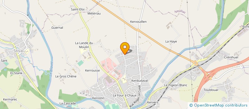 localisation de l'entreprise SCI LARRIERE  PONTIVY
