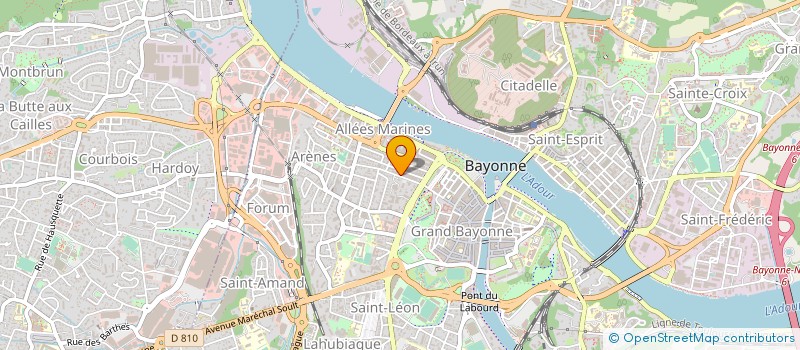 localisation de l'entreprise SCI LARRIEU à BAYONNE