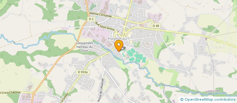 localisation de l'entreprise SCI LARRIEU  HAGETMAU