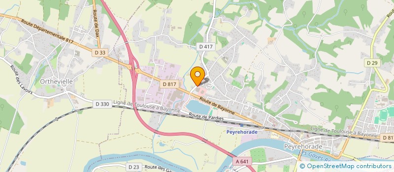 localisation de l'entreprise SCI LARRIOU  PEYREHORADE