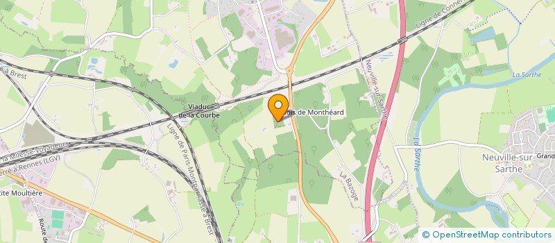 localisation de l'entreprise SCI LARRIS  LA BAZOGE