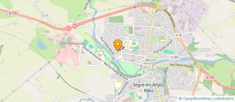 localisation de l'entreprise SCI LARRIVEN DUMONT à SEGRE-EN-ANJOU BLEU