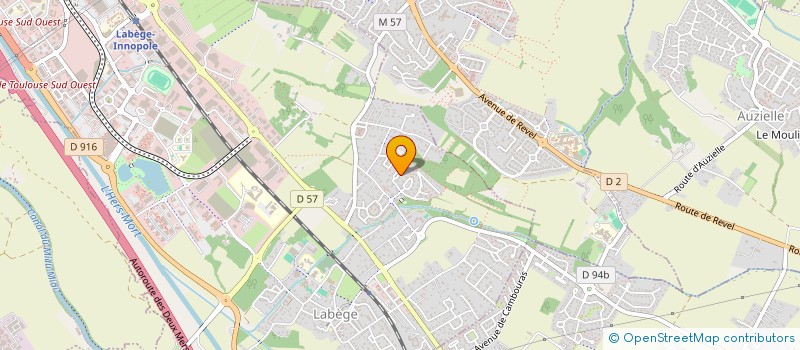 localisation de l'entreprise SCI LARRLAU  LABEGE