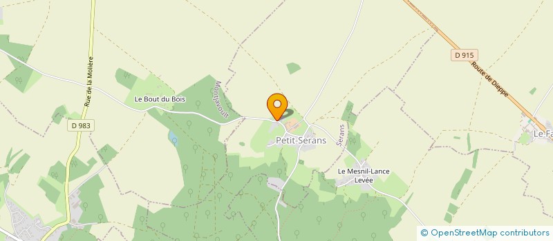 localisation de l'entreprise SCI LARROK IMMO  SERANS