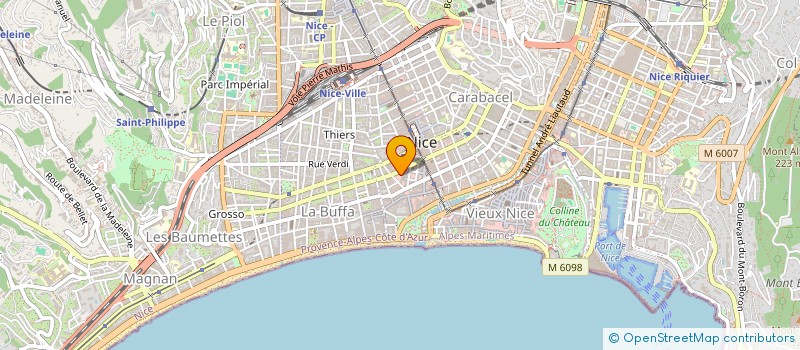 localisation de l'entreprise SCI LARS à NICE