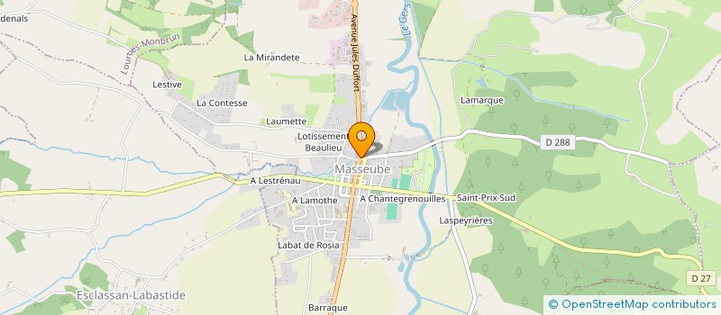 localisation de l'entreprise SCI  LARTET ABADIE  MASSEUBE