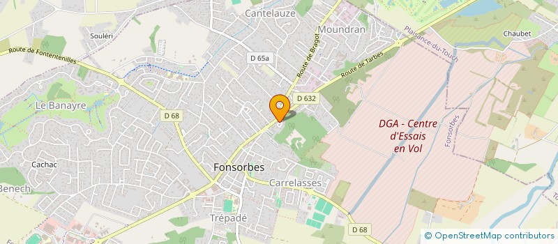 localisation de l'entreprise SCI LARTIGAN  FONSORBES